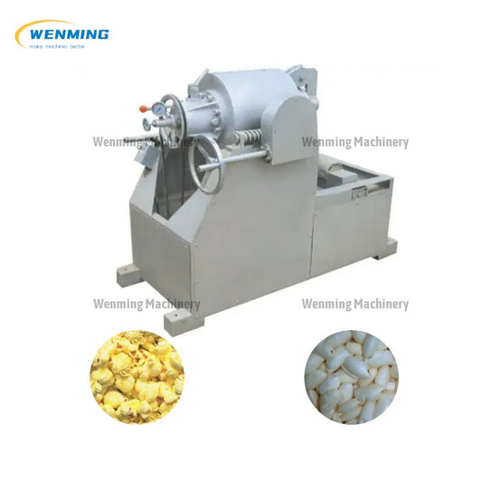 Durable Automatic Stainless Steel Puffing Machine Puff Extruder Puff Corn Making Machine for Sale
