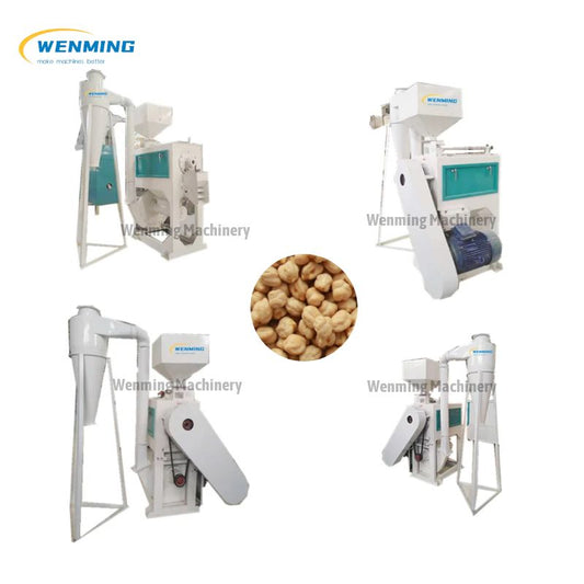 Chickpea Shelling And Separation Machine