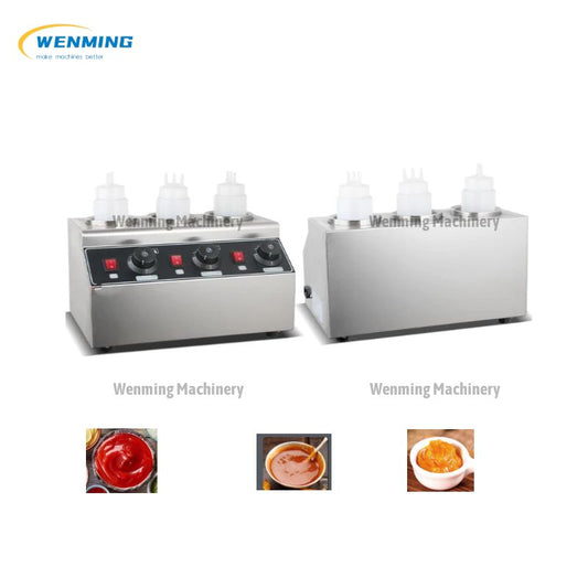 Three-Head Sauce Warming Machine