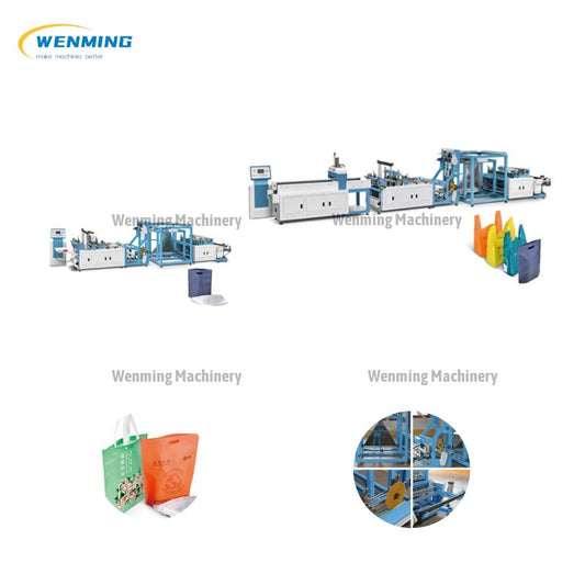 Automatic Rope Drawing Non-Woven Bag Making Machine