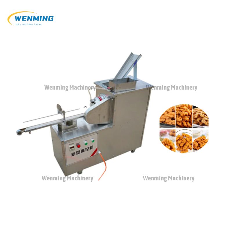 Chinese Doughnut Fried Dough Twist Making Machine