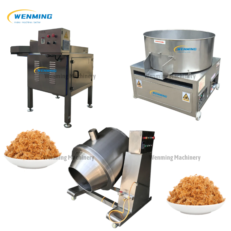 Cooked Meat Shredder Slicing Machine