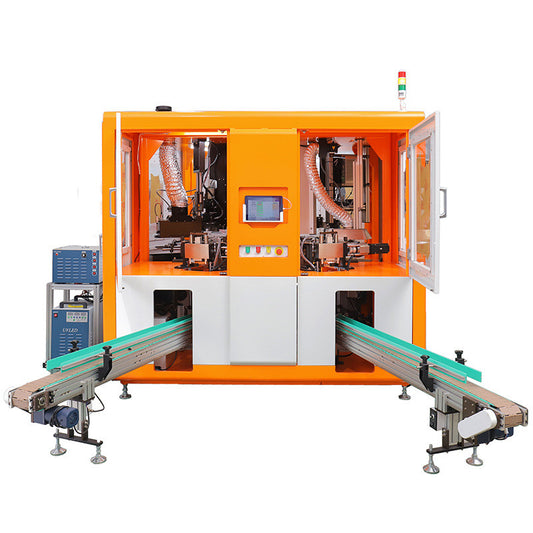 Máquina de serigrafía tricolor con servomotor completo de alta productividad, máquina de tampografía de bolas