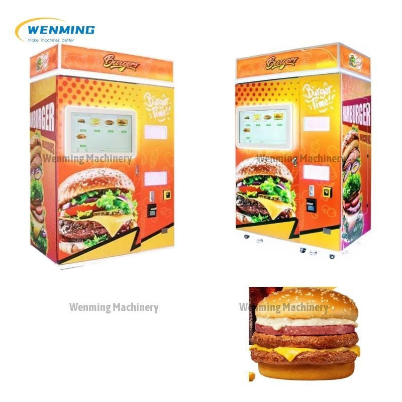 Smart Fast Food Hamburger Vending Machine