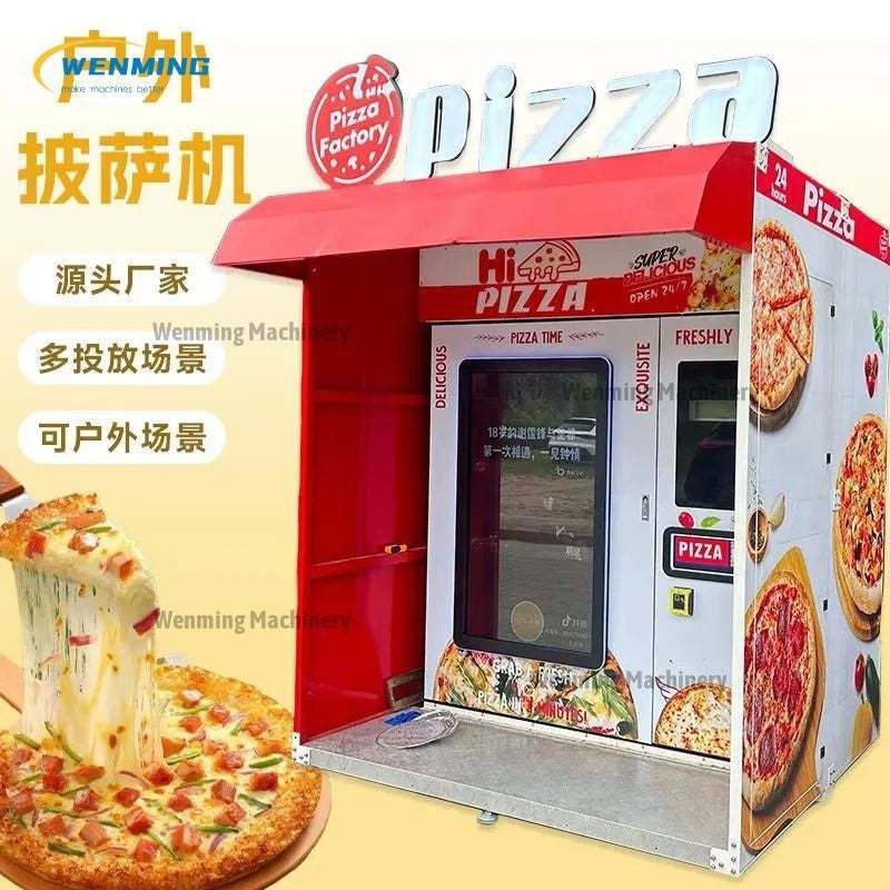 24-Hour Unmanned Pizza Vending Machine