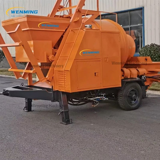 Mobile Concrete Mixer with Pump