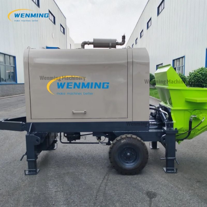 small portable concrete pump
