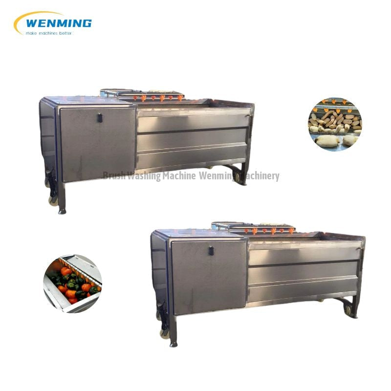 Commerical Potato Brush Washing Machine – WM machinery