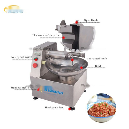 20L 10L 5L Small Bowl Chopper Machine bowl cutter for sale