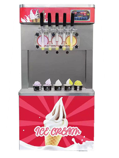 7 Flavors Ice Cream Machine