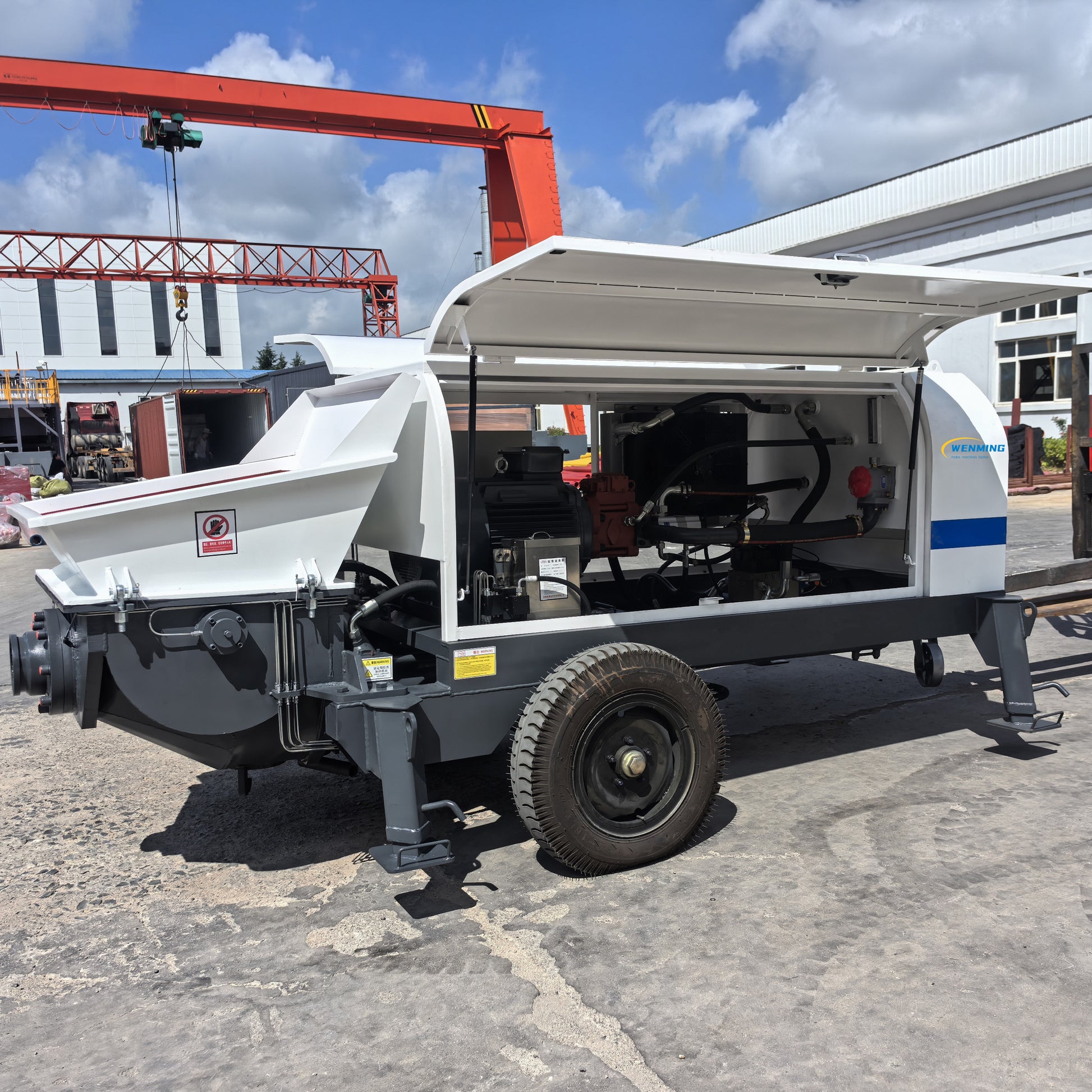 concrete pumping equipment