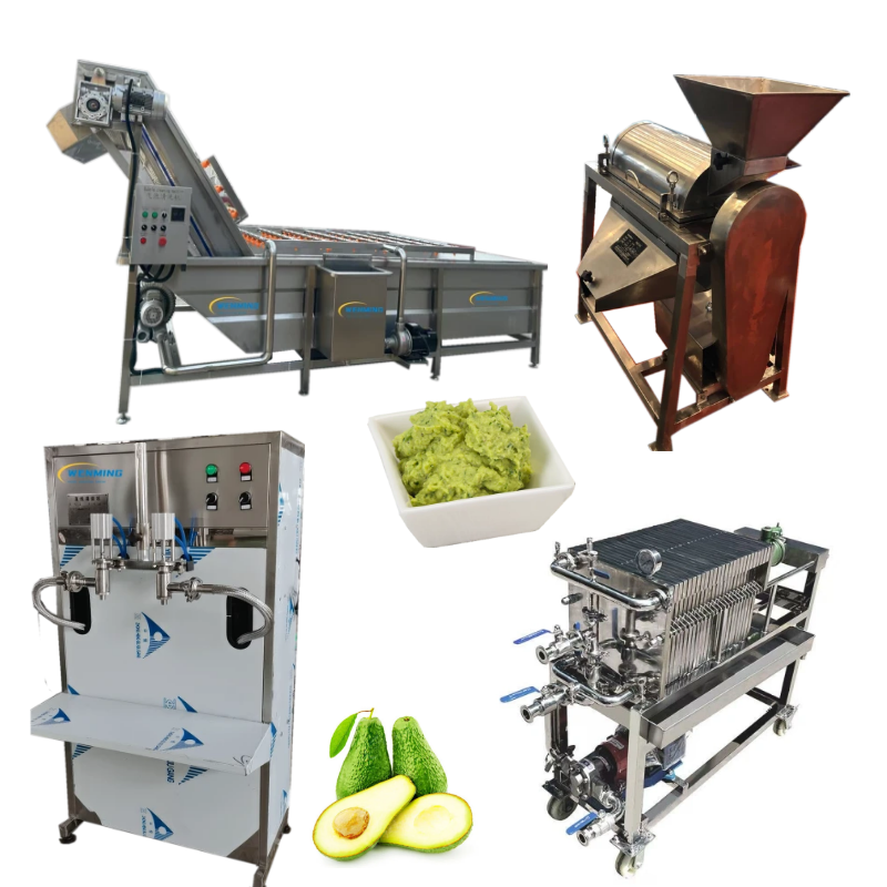 Automatic Stainless Steel Avocado Paste Puree Processing Machine Avoca ...