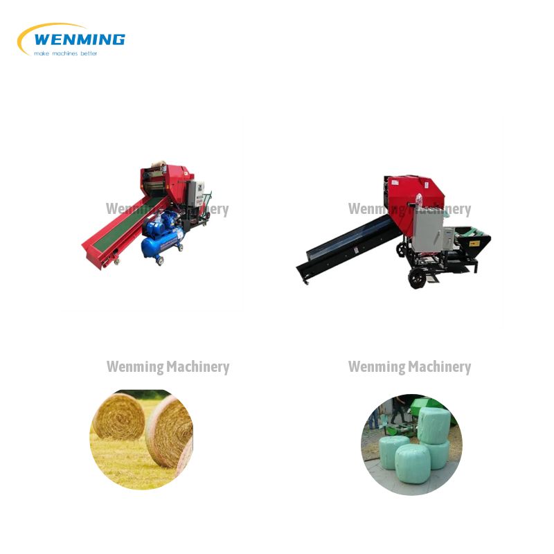 Round Silage Bale Wrapper Machine