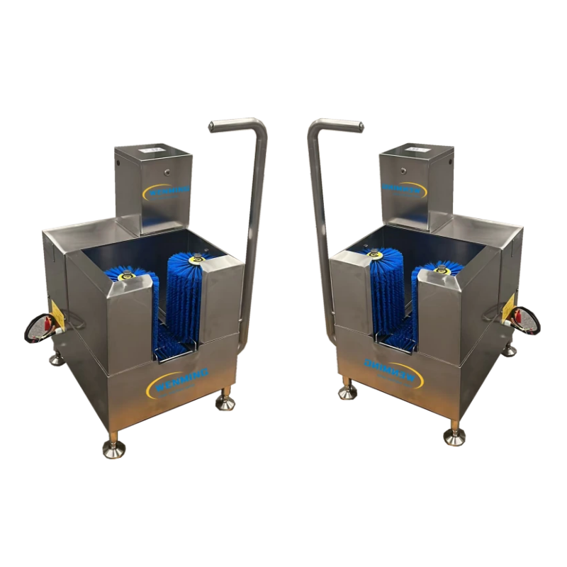 Blue Boot Machine Boot Polishing Machine Automatic Boots Washing And Disinfection Machin ...