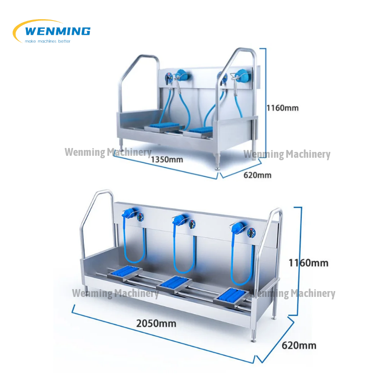 Blue Boot Machine High Efficiency Boot Washer Machine Manual Boot Wash Station – WM machinery