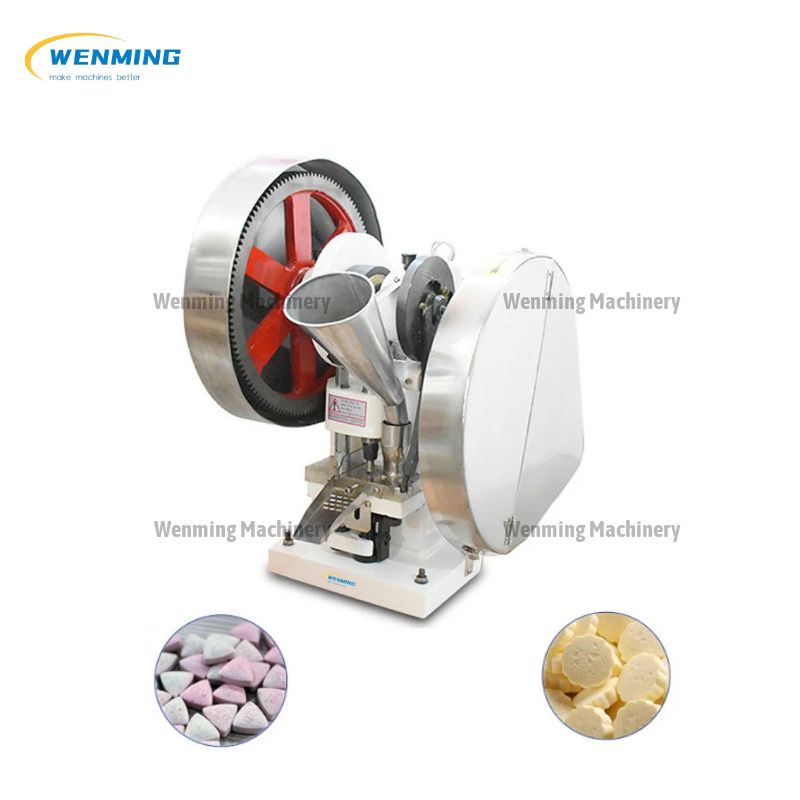 Single Punch Electric Pill Tablet Making Machine Tablet Press Machine ...