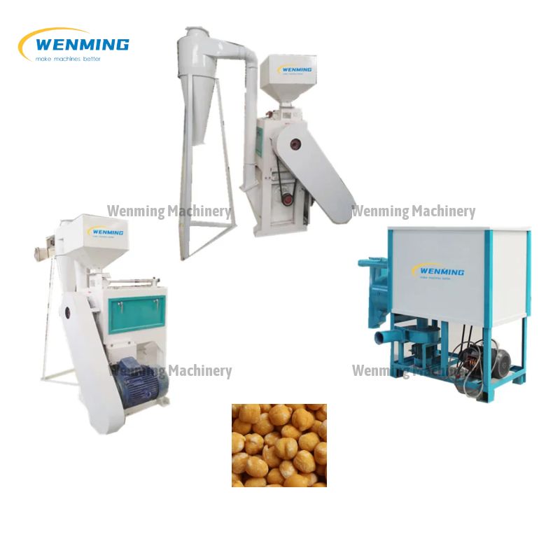 Chickpea Peeling And Splitting Machine