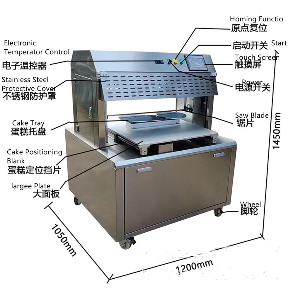 Factory Made Laser Cutter For Cake Toppers Automatic Commercial Cake Slicer