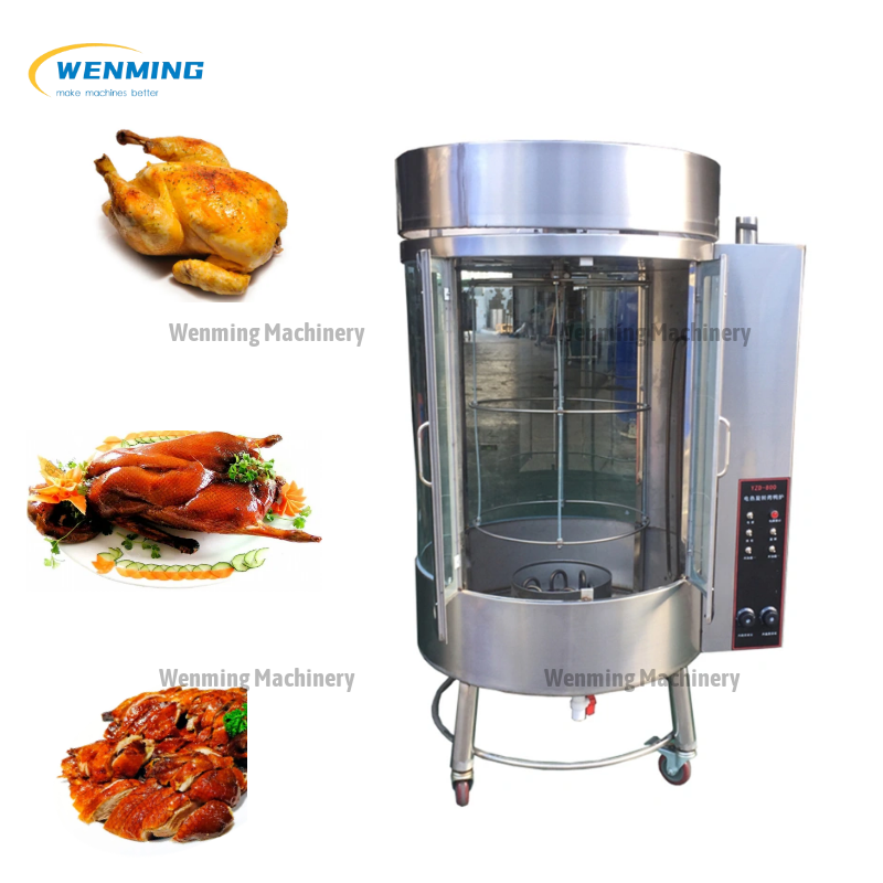 Stainless Steel Industrial Chicken Pork Duck Roaster Rotary Roast Chic ...