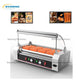 Commercial Hot Dog Roller With Bun Warmer