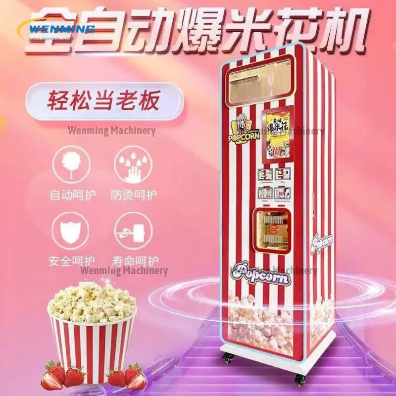 Fully Automatic Popcorn Vending Machine