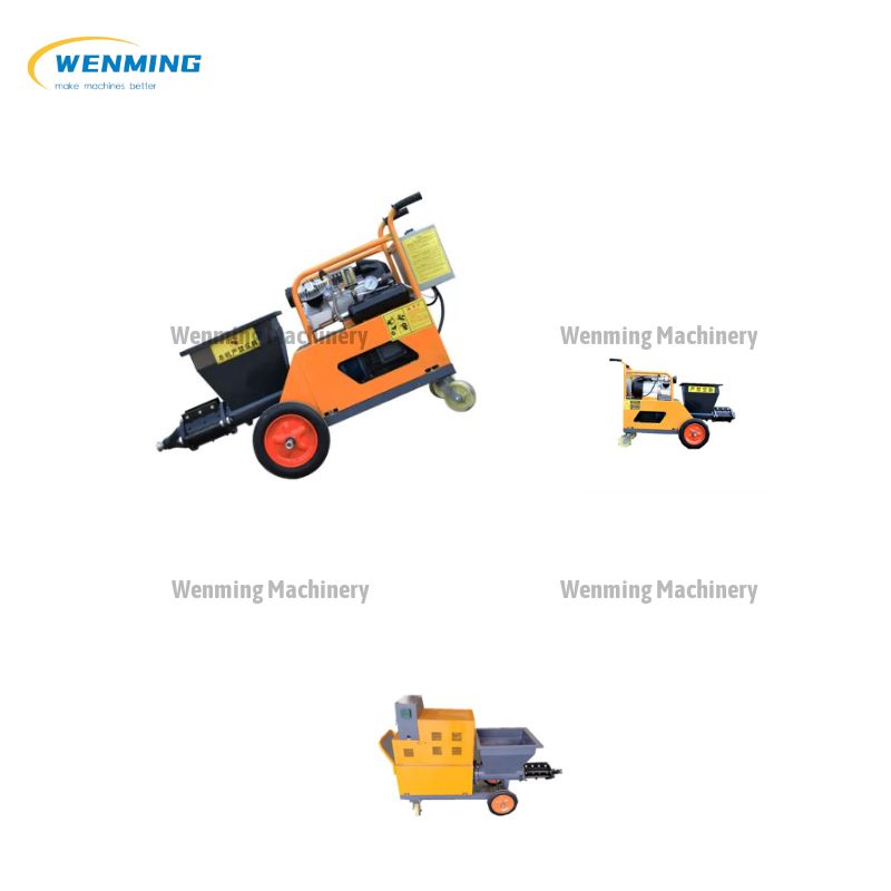 Cement Mortar Wall Plastering Machine