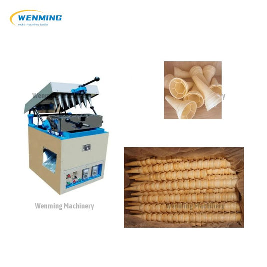 Ice Cream Waffle Cone Making Machine