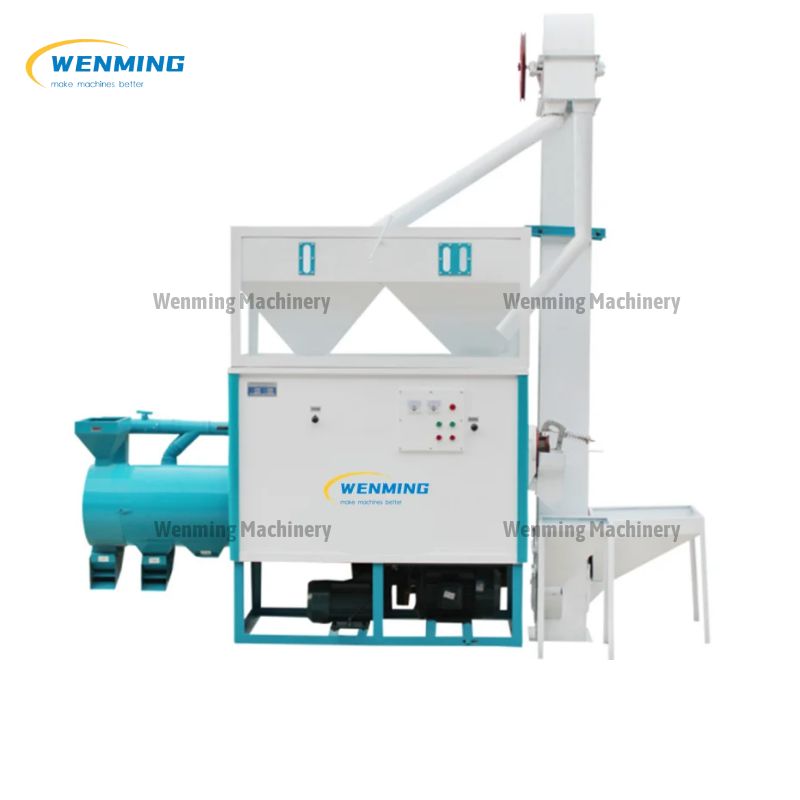 Corn Peeling And Grits Making Machine