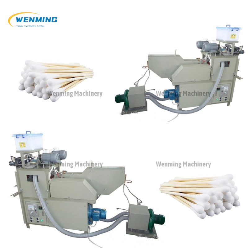 Swab Machine High Efficiency Commercial Cotton Bud Production Line Cotton Swab Mach ...