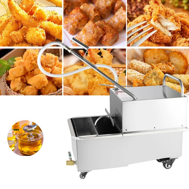 Deep Fryer With Oil Filtration System