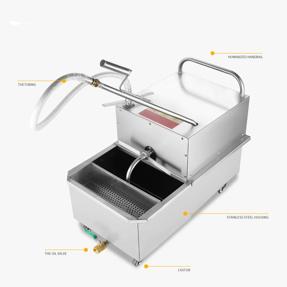 Deep Fryer With Oil Filtration System
