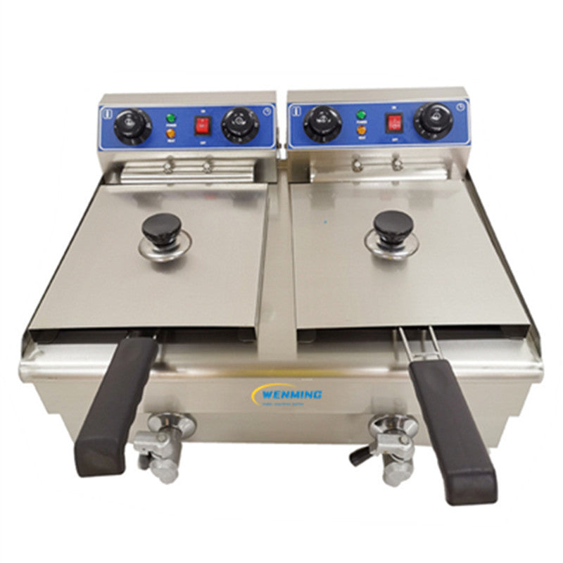 Energy-efficien Automatic Deep Fryer Automatic Chips Cutter Automatic Namkeen Fryer Machine