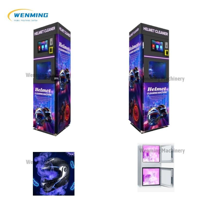 Shared Self-Service Helmet Cleaning Machine
