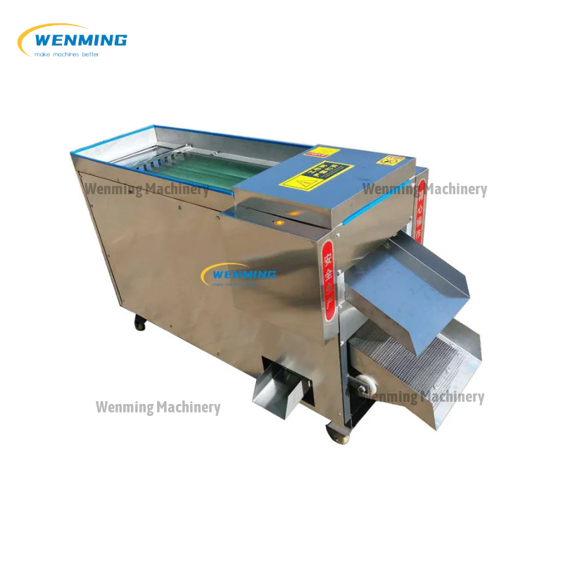 Dry Chilli Slicing Removing Machinery