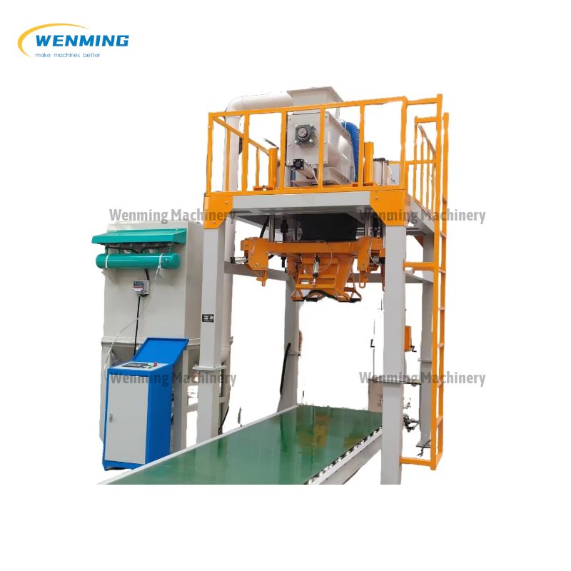 Industrial Automated Bagging Line Weat Bagging Palletized Packaging Li ...