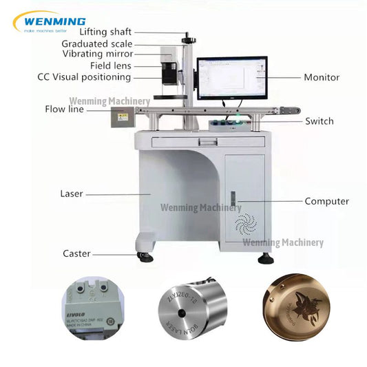 Galvo Fiber Laser Laser Engraving Jewelry Machine