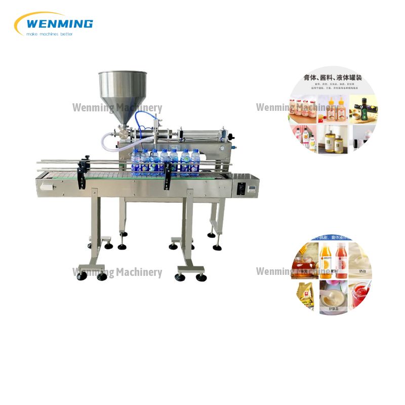 Pneumatic Paste Juice Filling Machine