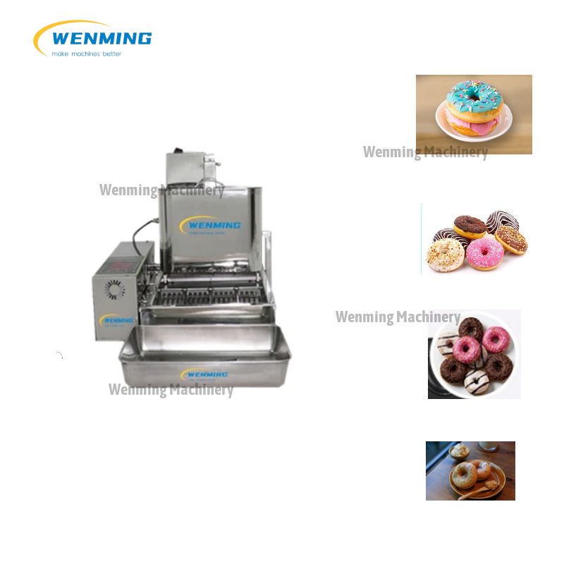 Vertical electric donut machine