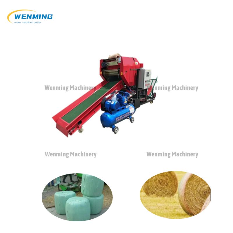 Silage Wrapping Round Hay Baler Machine 