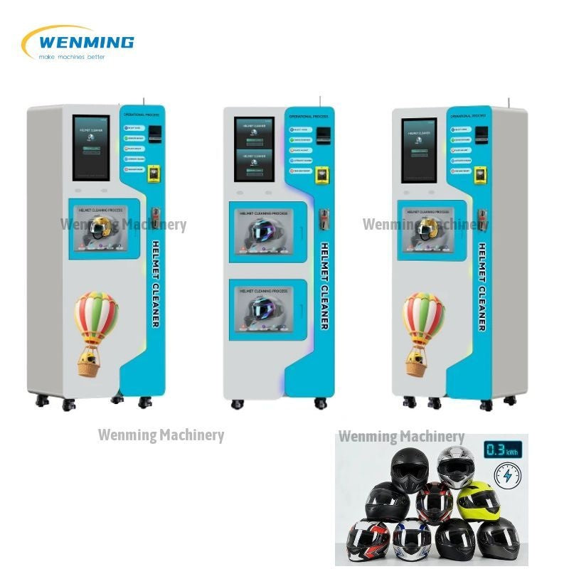 Shared Self-Service Helmet Cleaning Machine