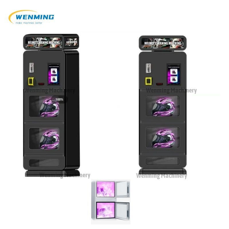 Double-Compartment Self-Service Helmet Cleaning Machine