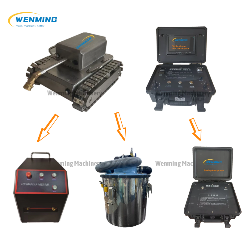 Fume Pipe Oil Cleaning Robot