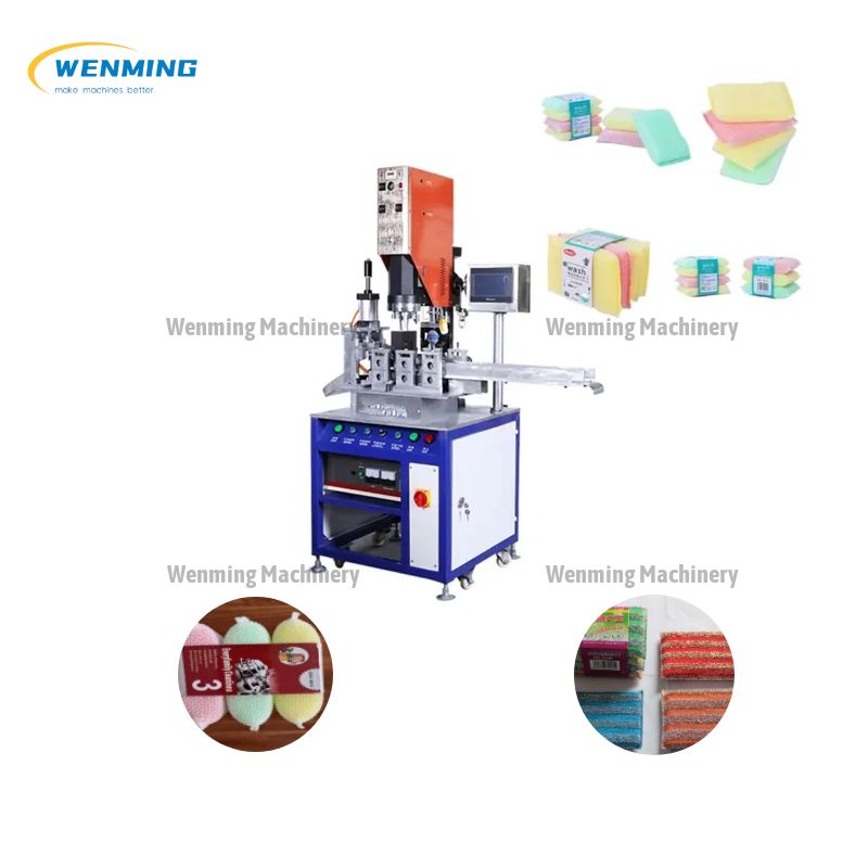 High Performance Kitchen Steel Wire Sponge Wiping And Weaving Machine ...