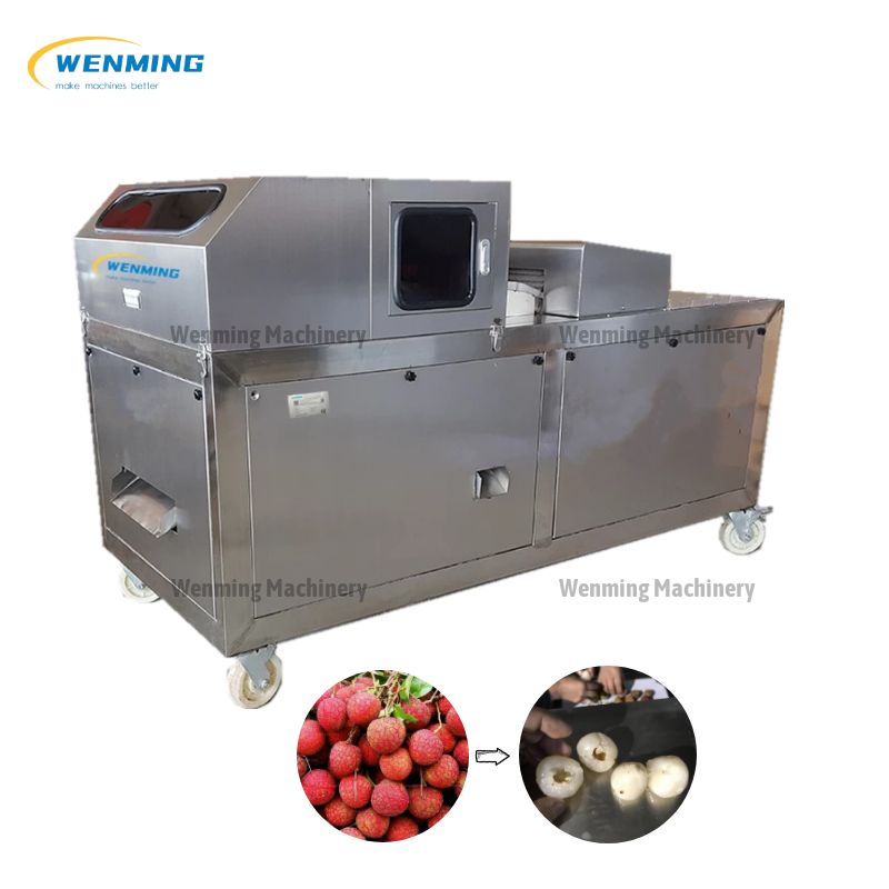 Longan seed removing machine