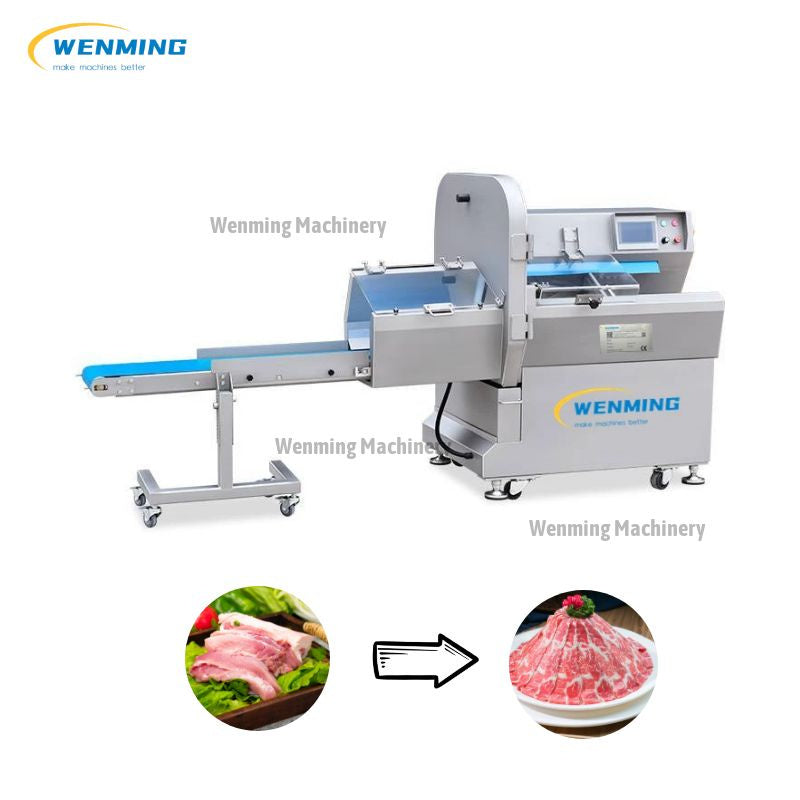 Semi-automatic Meat Slicer Commercial/Household Electric Mutton Rolls Meat  Cutting Machine Vegetable Sausage Slicing Machine