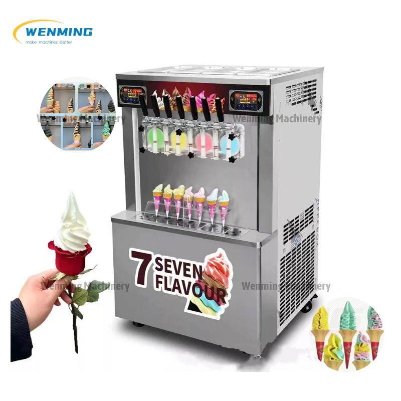 Desktop 5-Color Commercial Ice Cream Machine