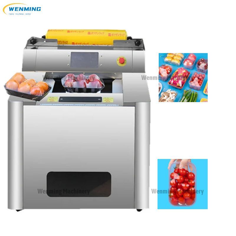 Vegetable Plastic Wrap Packaging Machine