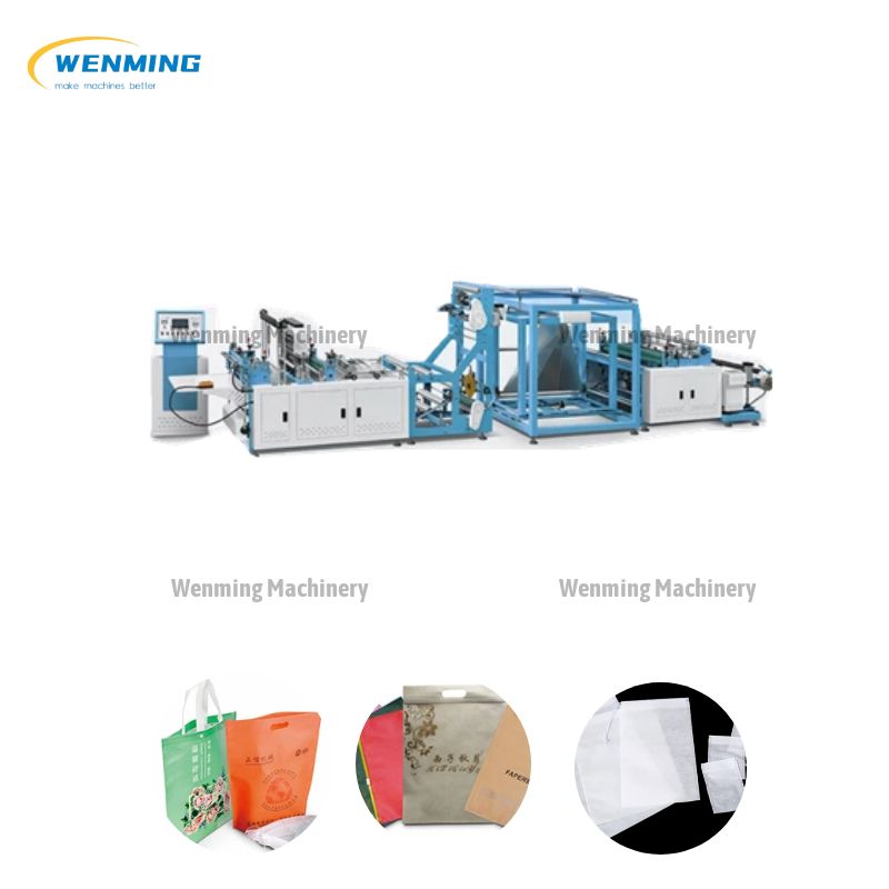 Fully Automatic Flat Handle Non-Woven Bag Making Machine