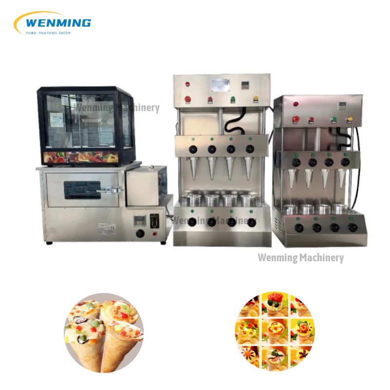 Pizza Cone Making And Baking Machine