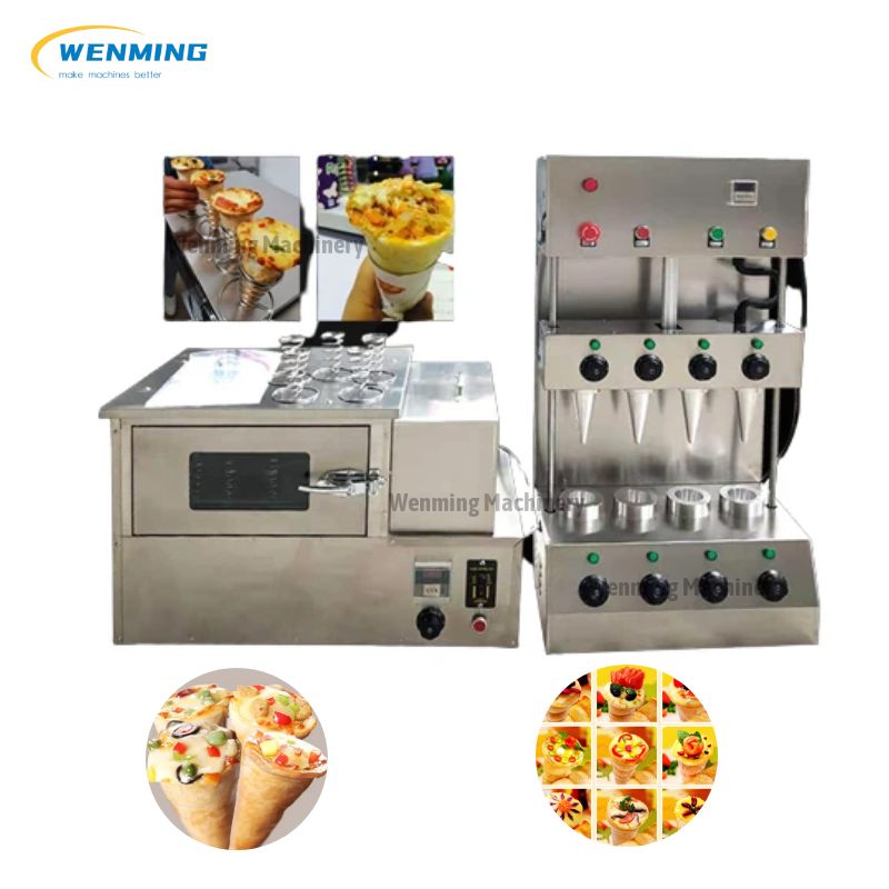 Electric Pizza Cone Maker Line